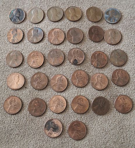США 1 цент погодовка 32 шт. 2015,2014,2013,2012,2011,2010,2008,2006,2005,2004,2002,2001,1999,1998, 1997,1996,1995,1994,1993,1992,1991,1989,1988,1987,1995,1993,1992,1976, 1975,1974,1966
