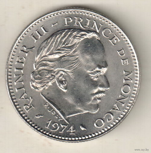 Монако 5 франк 1974
