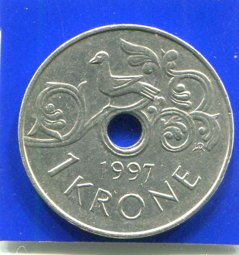 Норвегия 1 крона 1997