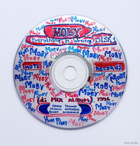 Moby-Everything is Wrong Dj Mix 2 CD-R