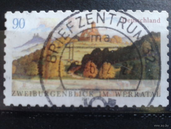Германия 2011 пейзаж в Гессене Михель-1,7 евро гаш