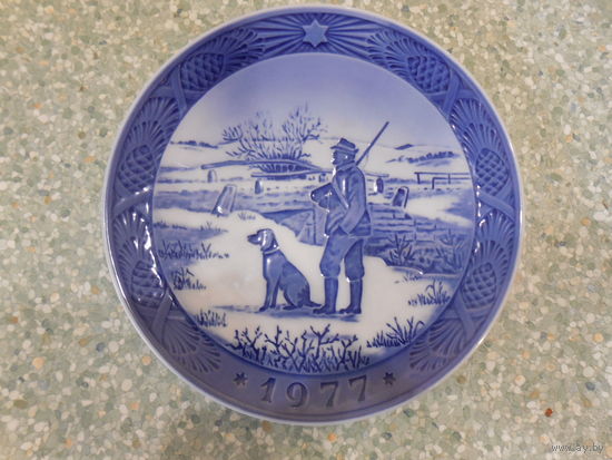 Настенная тарелка. 1977  Копенгаген.