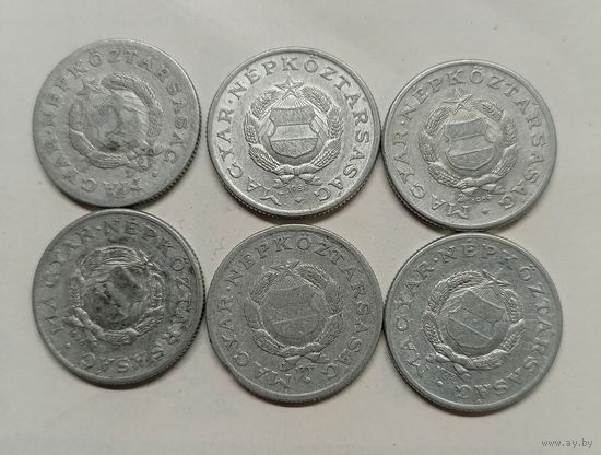 1 форинт 1967 г.1968 г.1969 г.1975 г.1976 г.1988 год