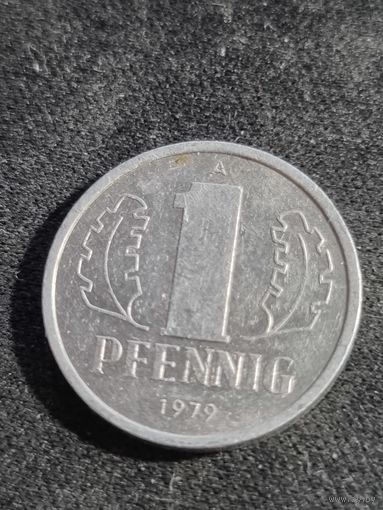 ГДР 1 пфенниг 1979 А