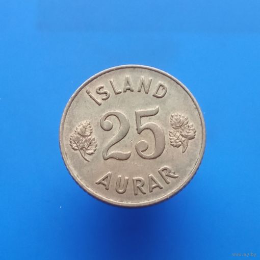 Исландия 25 эйре 1963