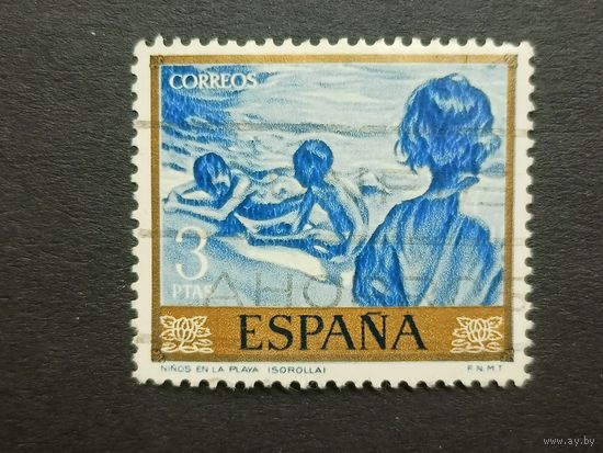 Испания 1964. Картины Хоакина Соролии и Бастиды - День марок