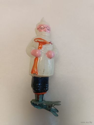 Винтажная Ёлочная игрушка Доктор