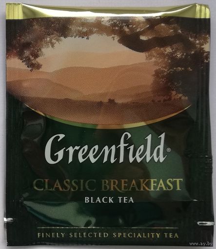 Чай Greenfield Classic Breakfast (черный байховый китайский) 1 пакетик