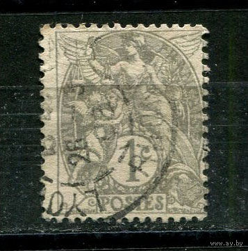 Франция - 1900/1917 - Аллегорические сюжеты 1C - [Mi.86x] - 1 марка. Гашеная.  (Лот 19JH)-TG2P25