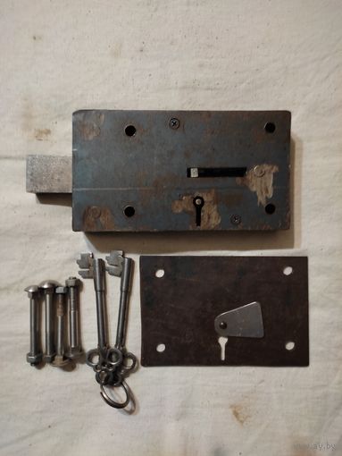 Замок гаражный СССР, мощный. См. описание.