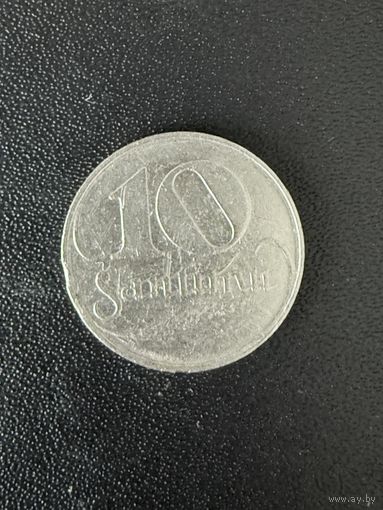 10 сантим 1922 года. Хорошее состояние. С 1 рубля
