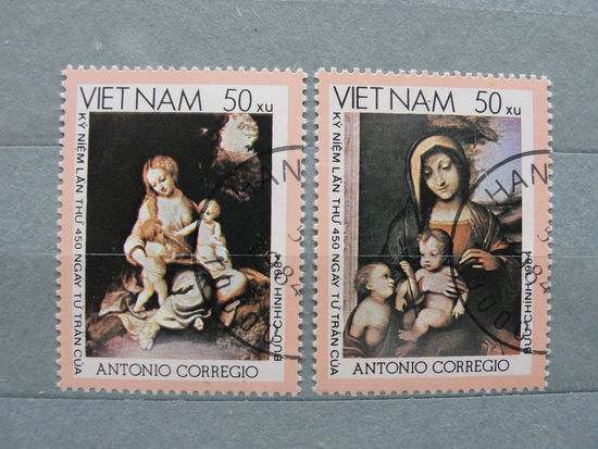 Продажа коллекции с 1 рубля! Искусство на почтовых марках мира.