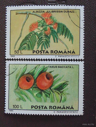 Румыния 1995 г. Цветы.