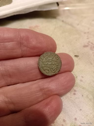 Отличный солид Августа 3го 1751 года