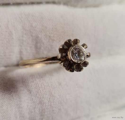 Кольцо перстень серебро 925, С РУБЛЯ! МНОГО ЛОТОВ С РУБЛЯ! лот#12