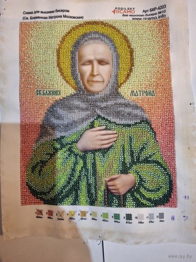 Картина вышитая бисером