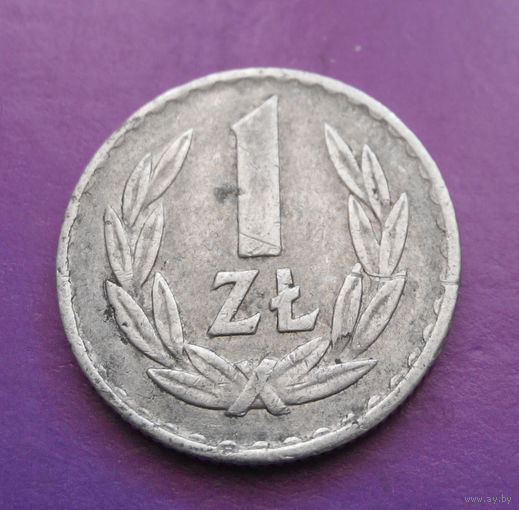 1 злотый 1975 Польша #01