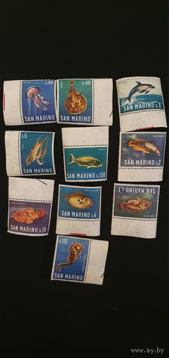 Сан Марино рыбы 10шт
