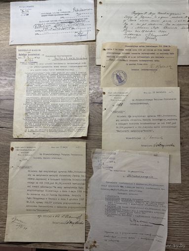 Документы 1927-1933г.цена за все .п-ка-1.