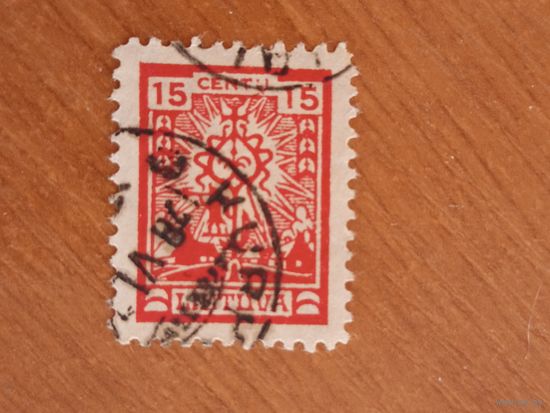 1923 Литва Мих 188 без  искусство культура (2-6)