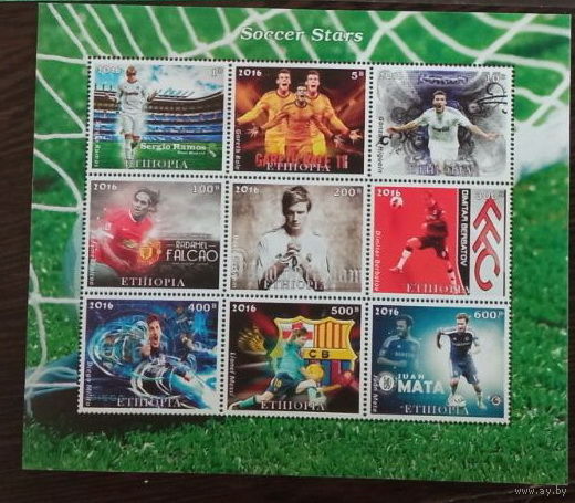 БЛОК ФУТБОЛ  ЧЕМПИОНАТ МИРА СПОРТ    MNH