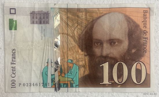 Банкнота 100 франков 1997 год Франция.