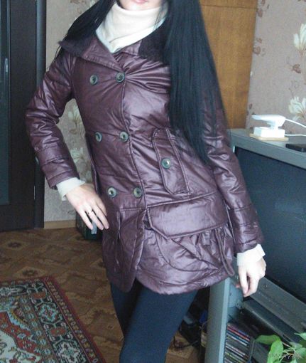 Пальто демисезонное 42 р синтепон