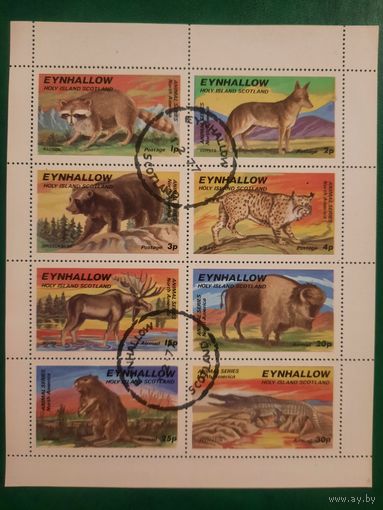 Шотландия 1977. Эйхалловы острова. Фауна. Малый лист