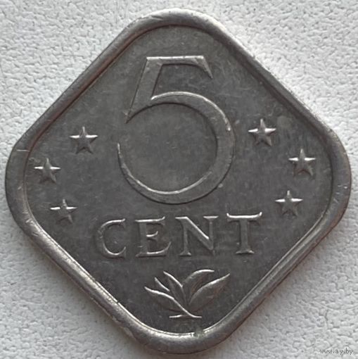 Нидерландские Антильские острова 5 центов 1985 г.