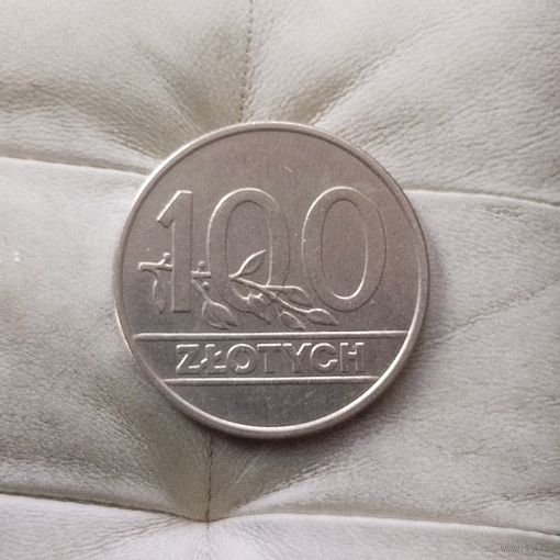 100 злотых 1990 года Польша. Третья Республика (Переход)