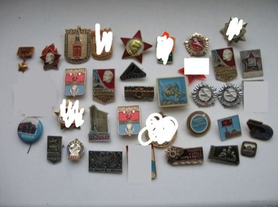 Значки разные -2 , поштучно