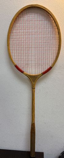 Винтажная  деревянная ракетка для бадминтона, СССР