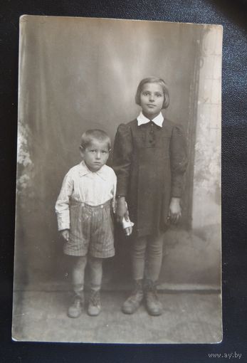 Фото "Дети", старая Польша, Зап. Беларусь, 1939 г.