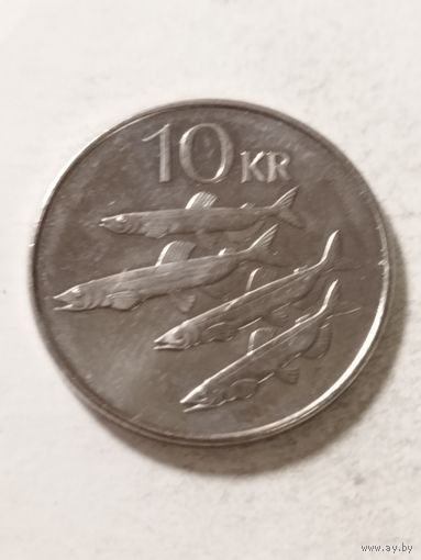 Исландия 10 крон 2008