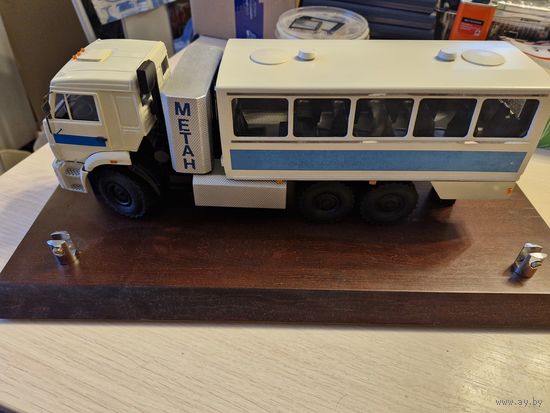 Камаз 43118 НефаЗ вахтовка автобус АРТИК. Масштаб 1:24