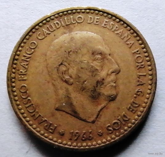 1 песета 1966 (69) Испания