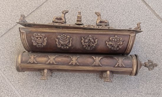 Антикварная Ритуальная курительница для благовоний (Тибет)