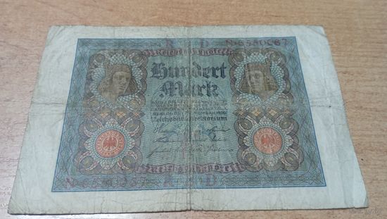 100 марок 1908 года Германия, классный номер 655006