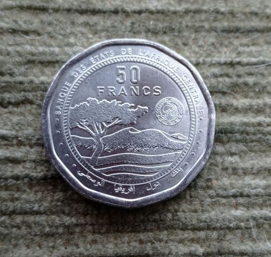 Werty71 Центральная Африка 50 франков 2024