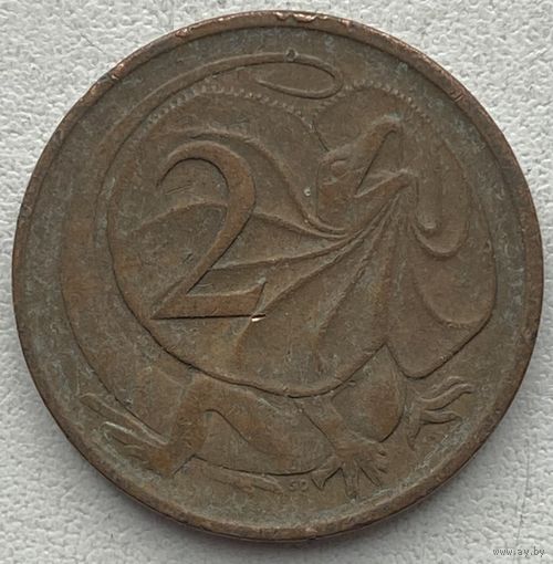 Австралия 2 цента 1971 г.