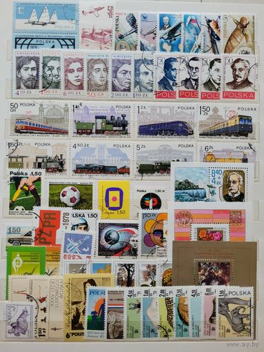 С 1 руб. Польша. Годовой набор марок за 1978 год