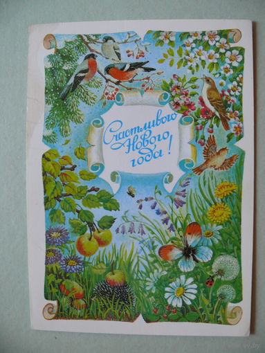 Похитонова Л., Счастливого Нового года! 1987, чистая (ежик).