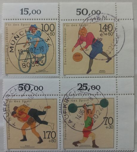 Германия. 1991г. История спорта.