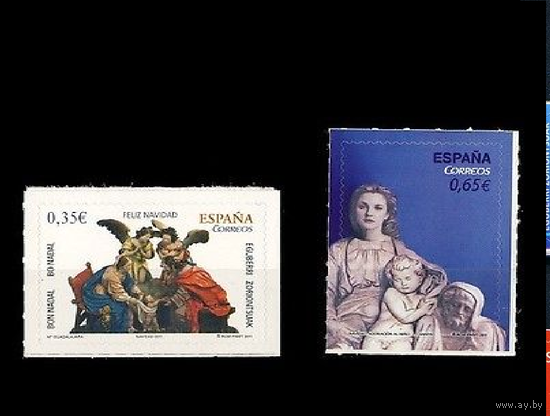 Испания 2011 Mh 4648-4649 РОЖДЕСТВО MNH**
