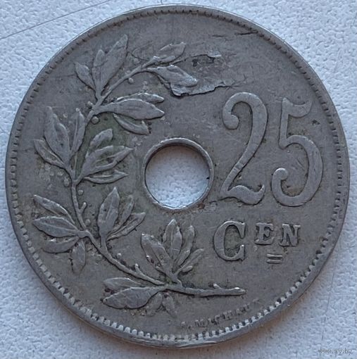 Бельгия 25 сантимов 1929 г. BELGIE