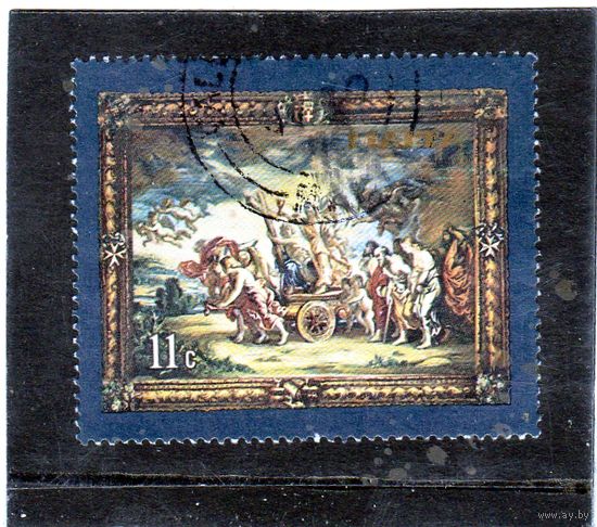 Мальта.Ми-586.Триумф веры, Серия: Фламандские гобелены (3-я серия).1979.