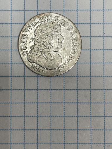 Пруссия 6 Грошей 1684г
