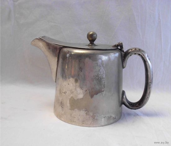 Антикварный Кофейник Чайник Заварник PHILIP ASHBERRY Серебрение Англия Шеффилд "Пионер EPNS" 19-й век