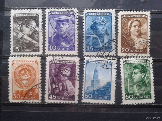 1948 Стандарт Полная серия Михель-45,0 евро гаш.