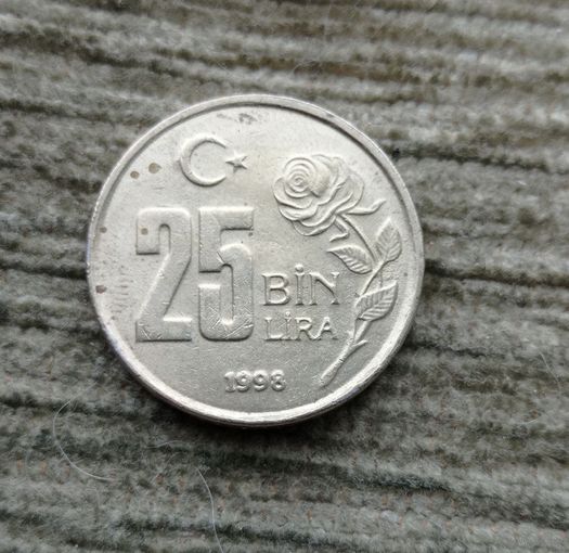 Werty71 Турция 25000 лир 1998